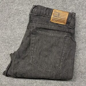 Polo Ralph Lauren 67 Bootcut Womens 14x29 Black Casual 5 Pocket Denim Jeans EUC